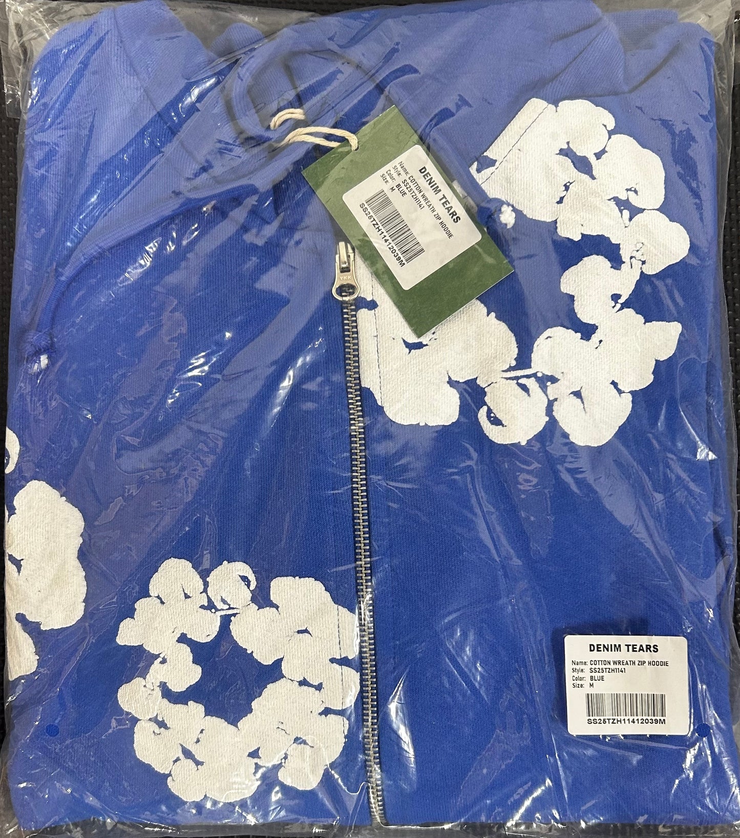 Full zip denim tears
