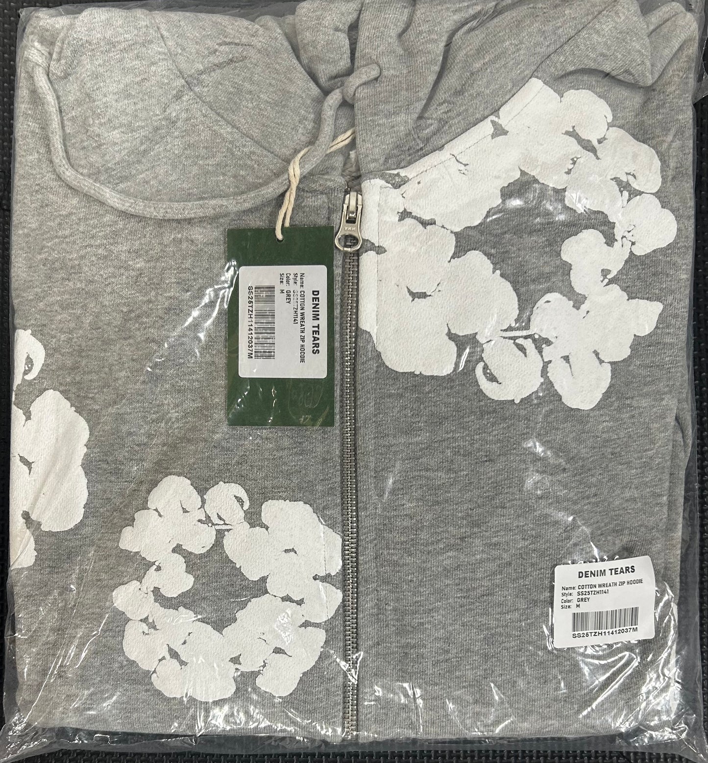 Full zip denim tears
