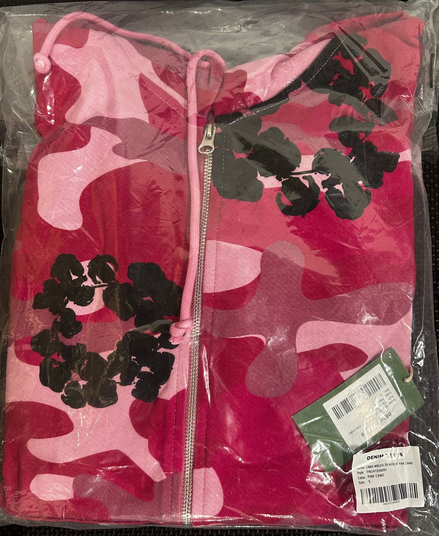 Full zip denim tears