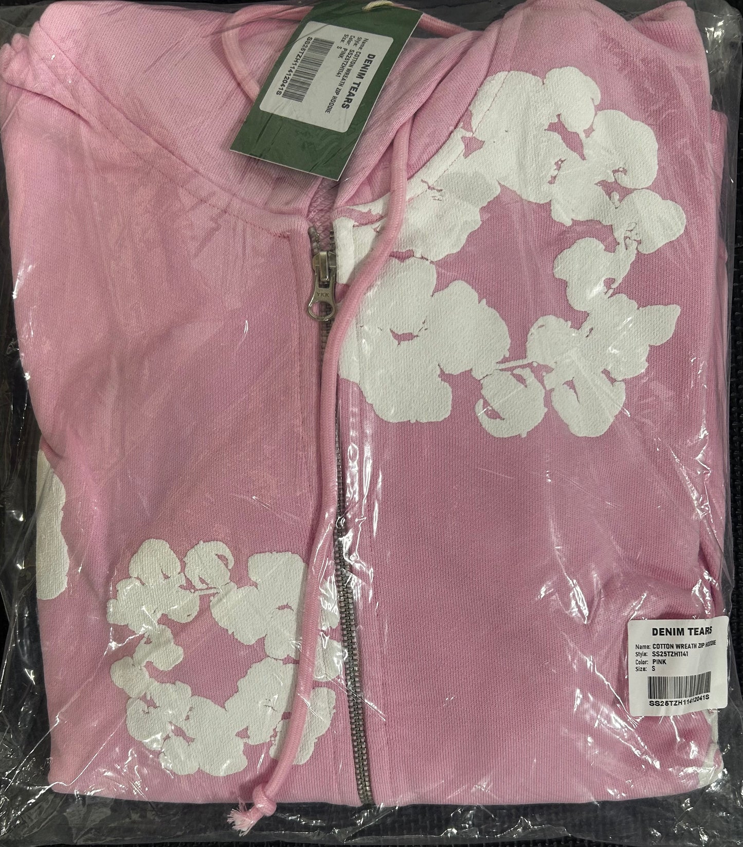 Full zip denim tears