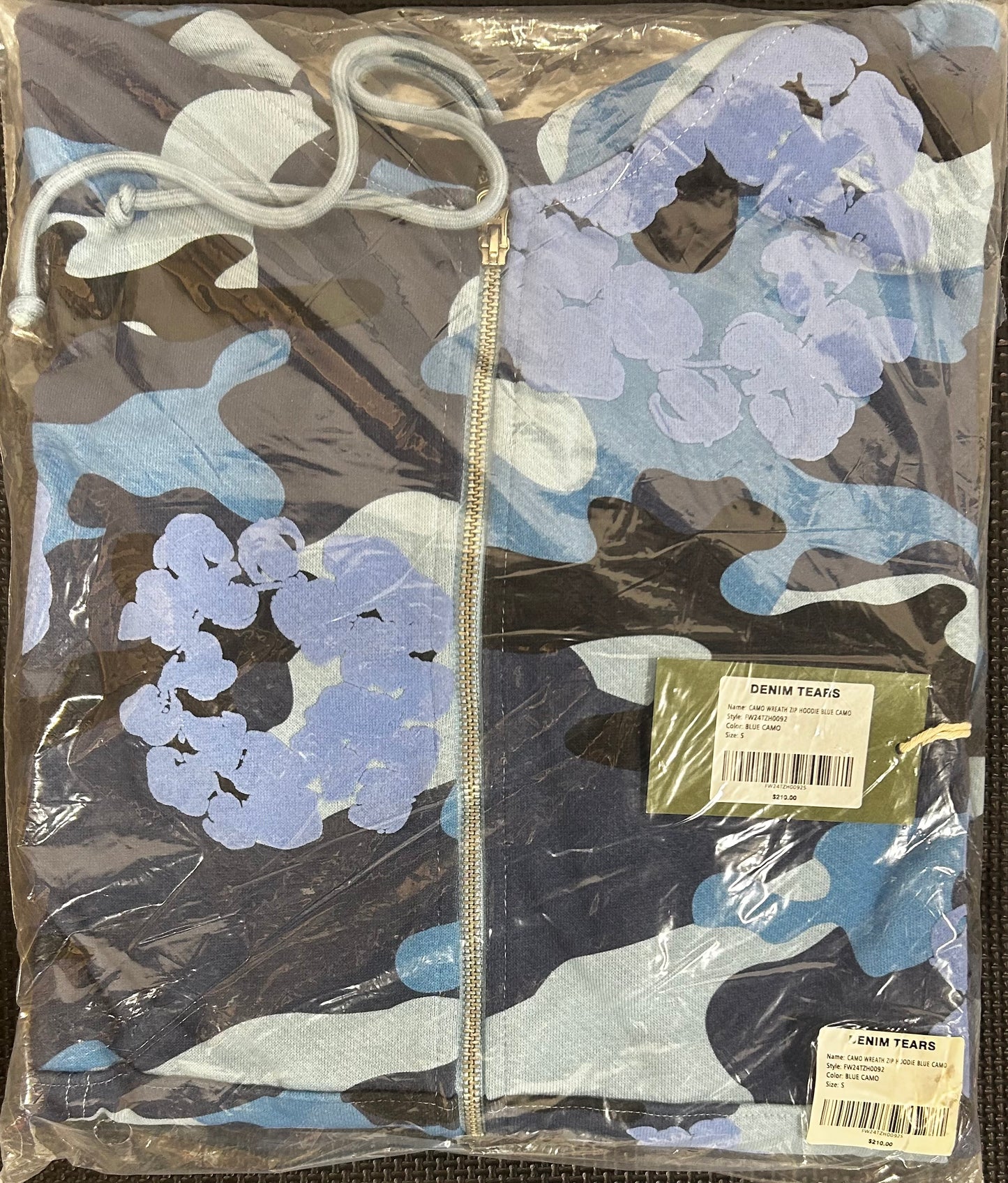 Full zip denim tears