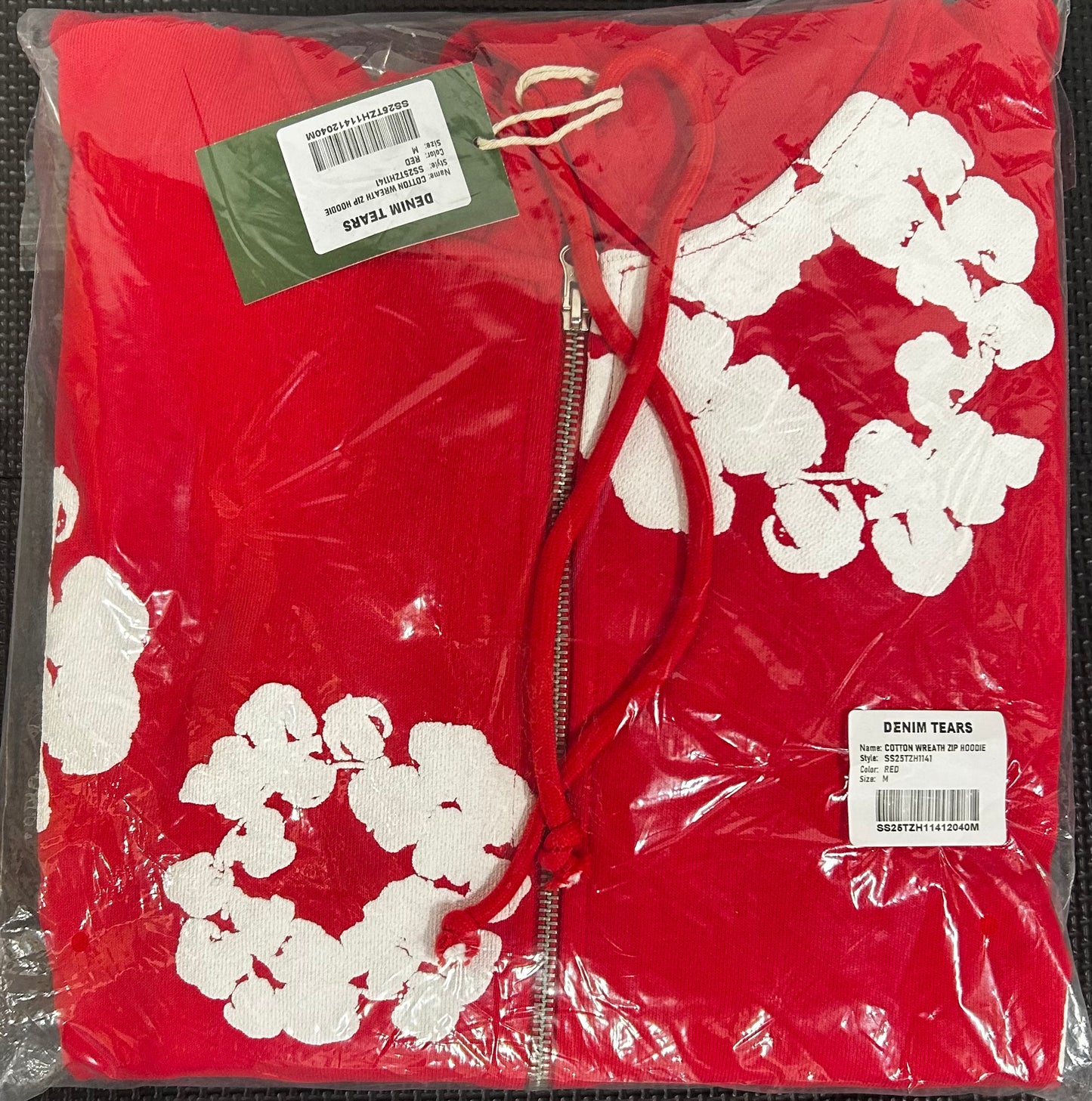 Full zip denim tears